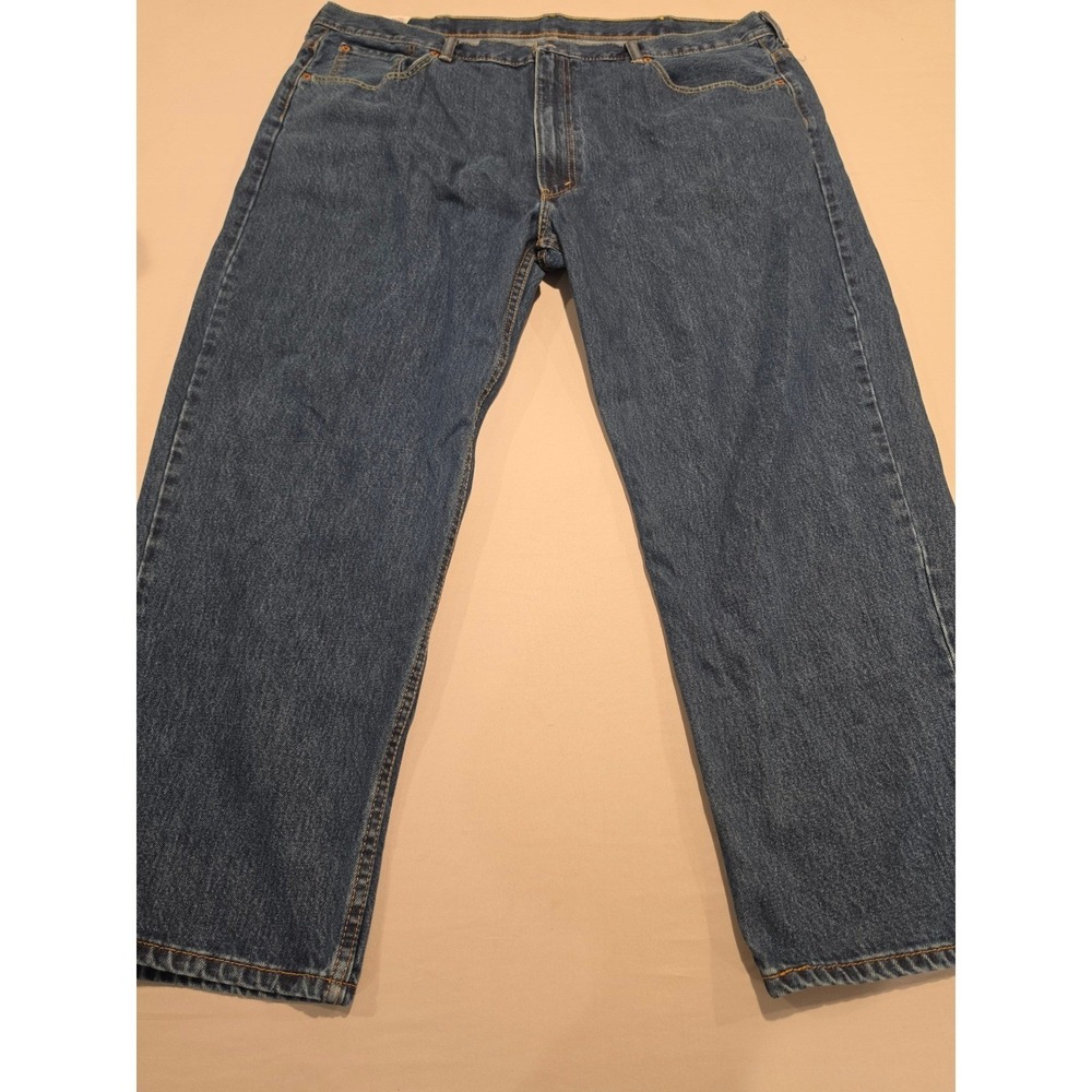 Levis 550 Relaxed Fit Tapered Leg Blue Denim Jeans Mens W46 L29 01550-4886